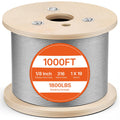 1/8 T316 Stainless Steel Cable 1000ft Y377513