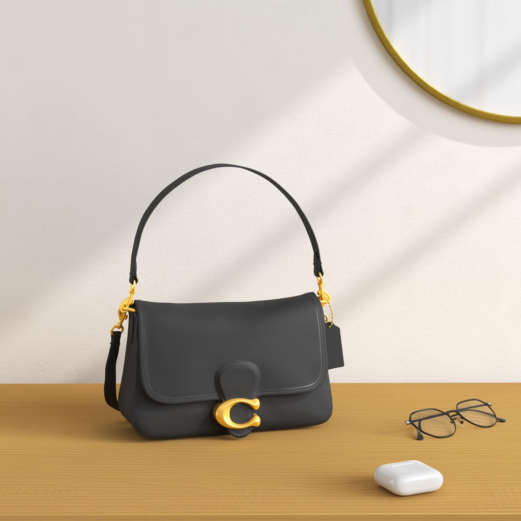 Soft Calf Leather Shoulder Bag N556742