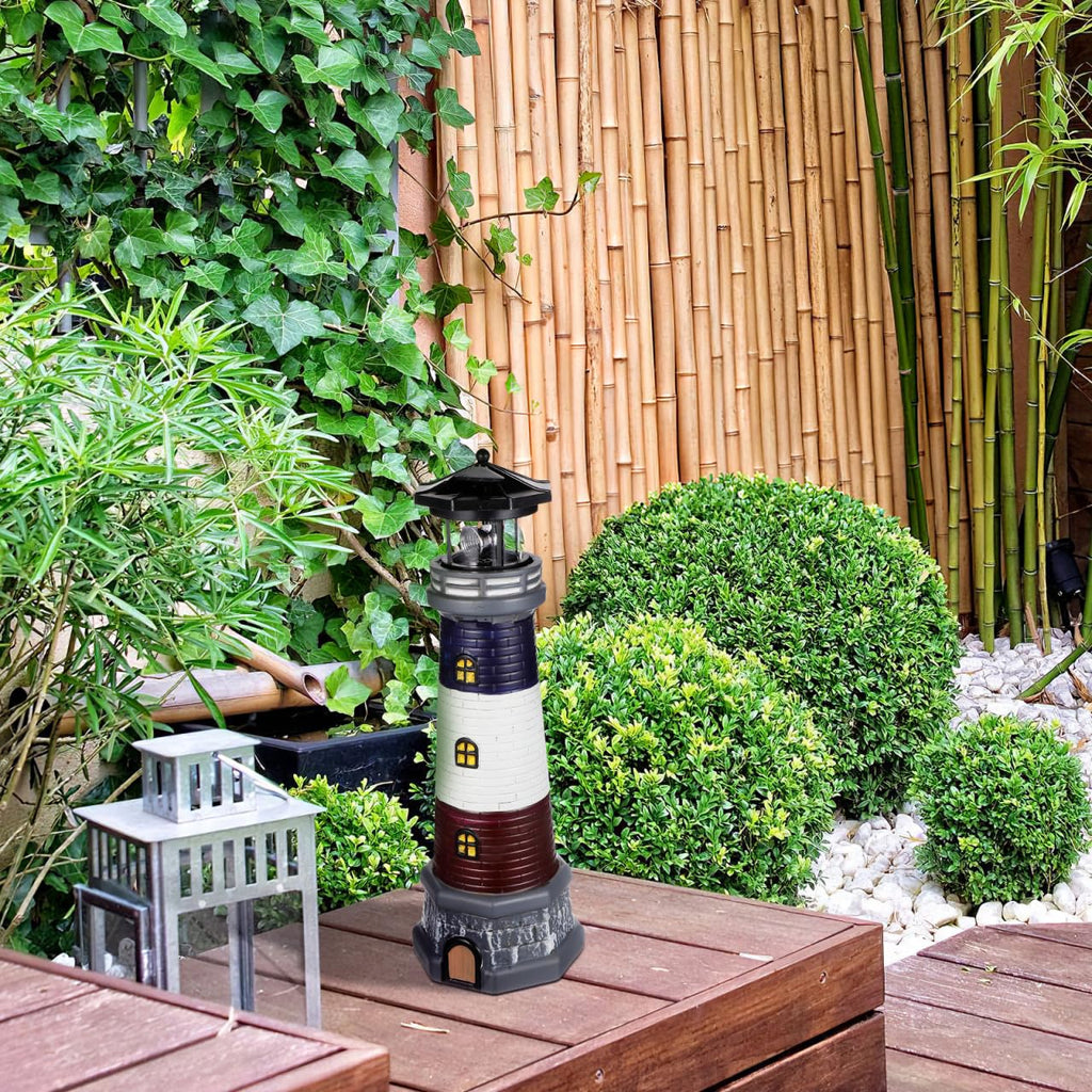 Solar Lighthouse Statue Y78618