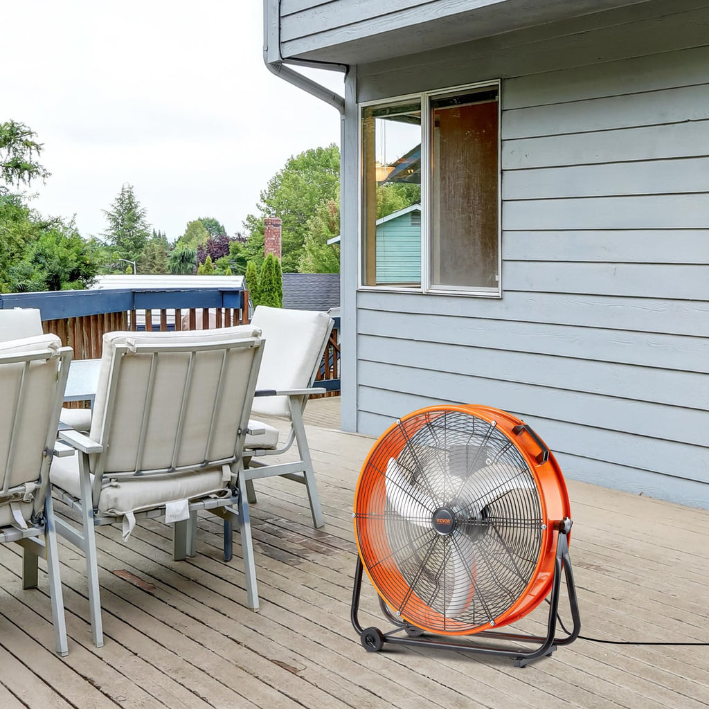 24" High Velocity 3-Speed Industrial Drum Fan C5397