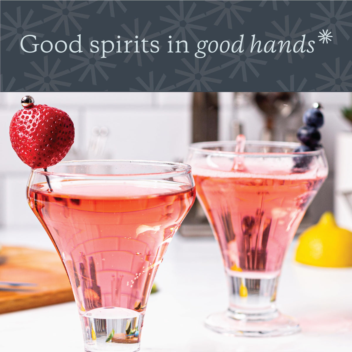 Crystal Clear 6 Ounce Stemless Martini Glasses Set of 12 B399100